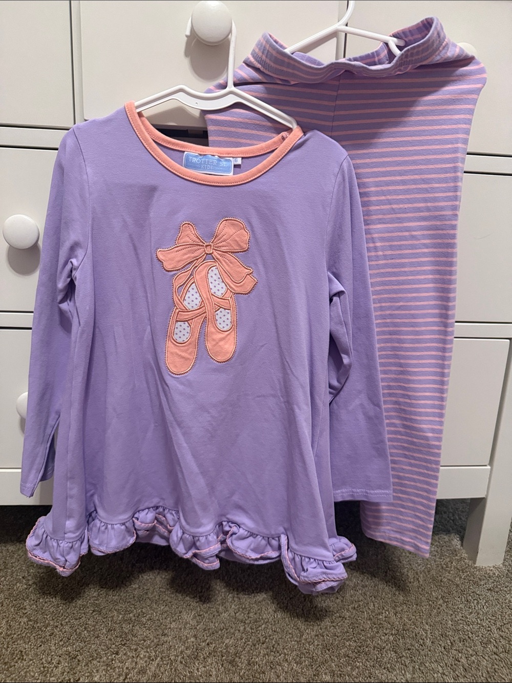 Trotter Street Kids Girls' Lavender Ballet Set